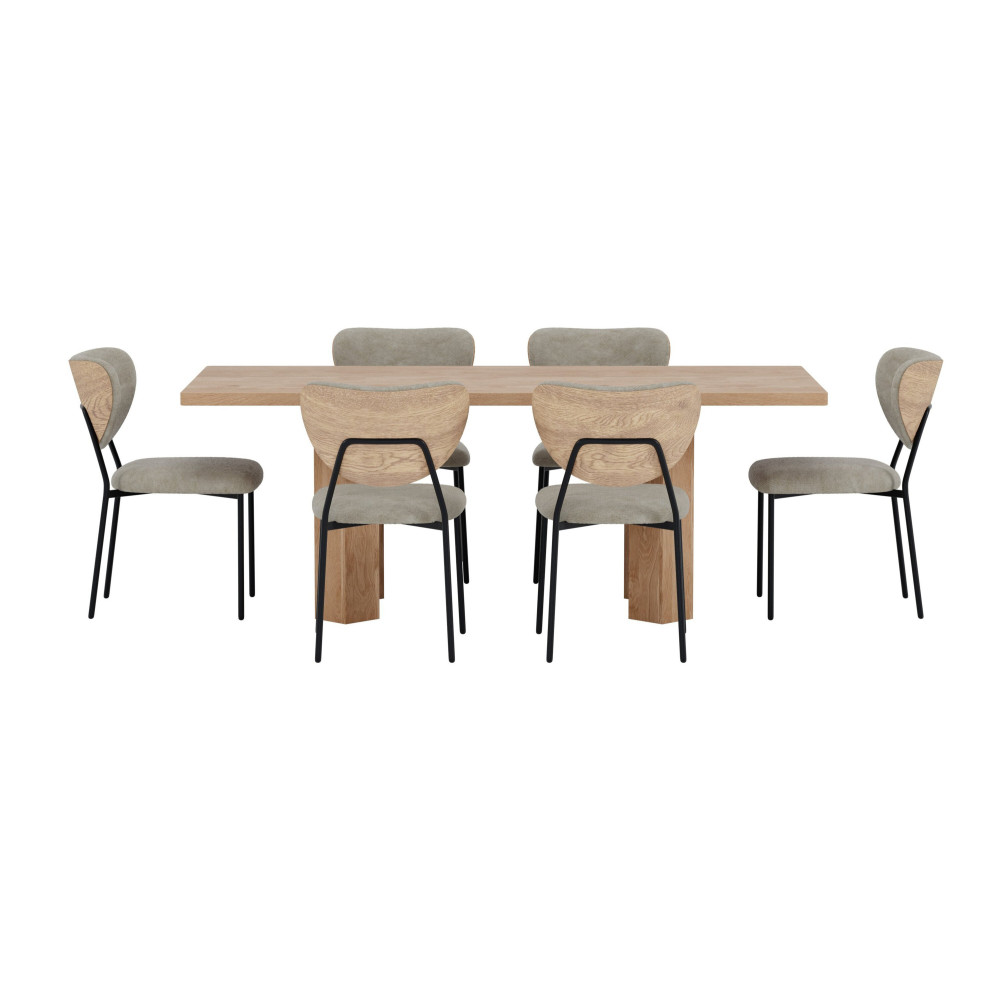 Produktbild för Lillehammer Matbord med Butterfly Stolarna
