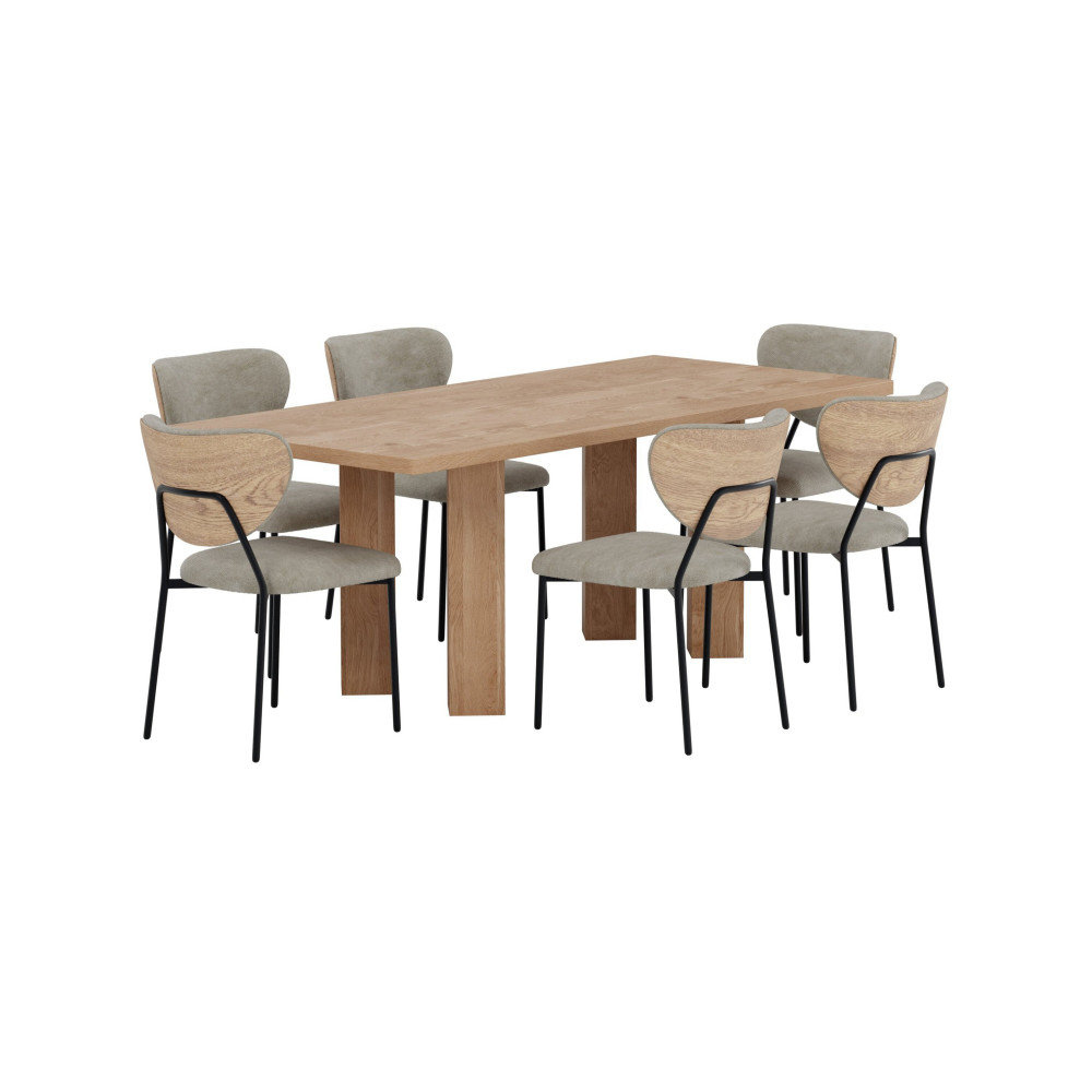 Produktbild för Lillehammer Matbord med Butterfly Stolarna