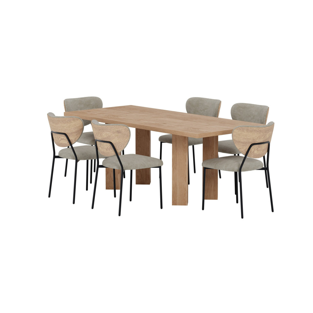 Produktbild för Lillehammer Matbord med Butterfly Stolarna