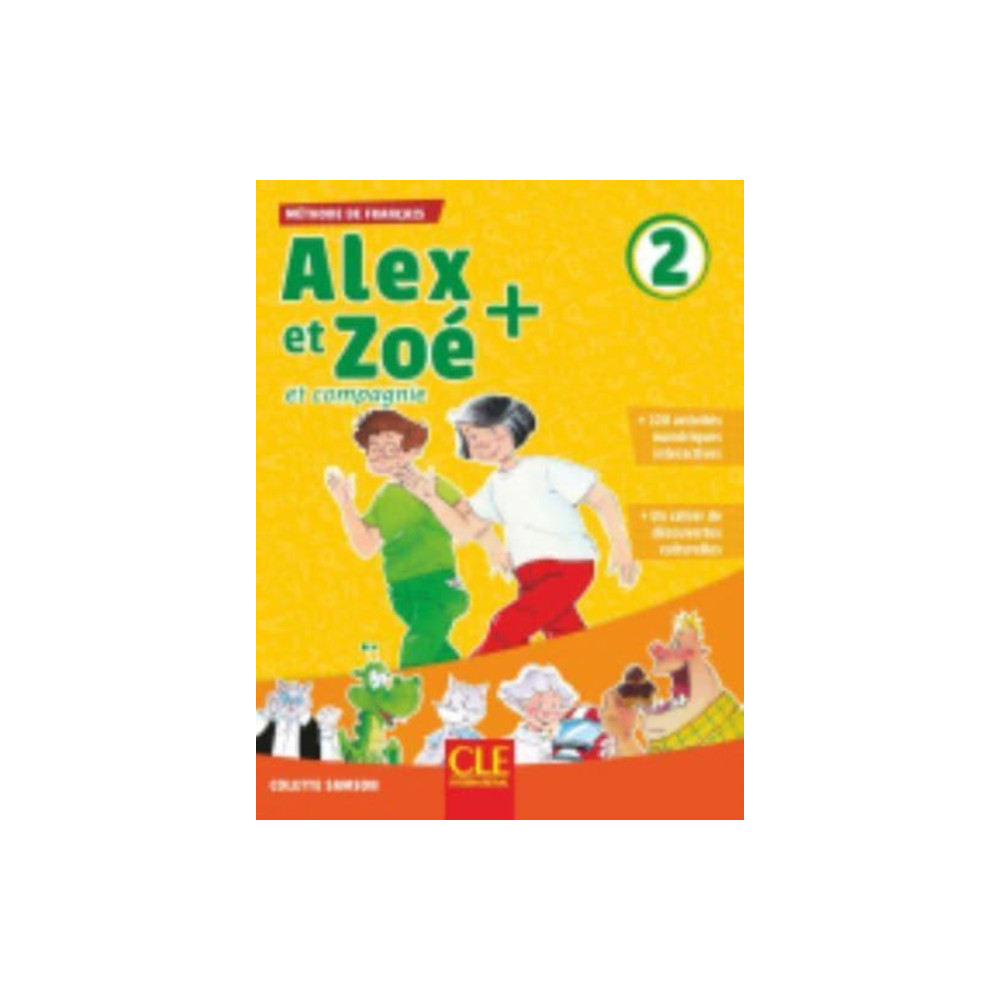 Produktbild för Alex et Zoe + 2 - Niveau A1.2 - Livre de l'eleve + CD (häftad, fre)