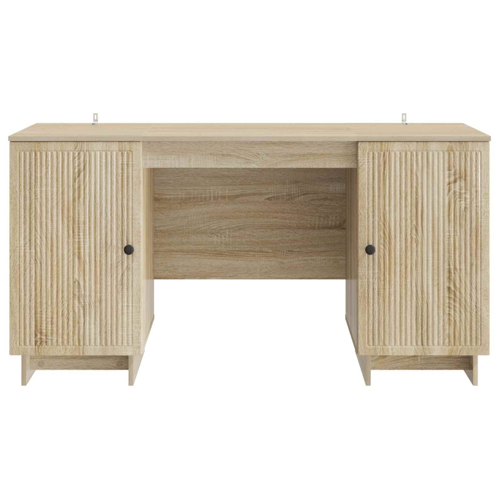 Produktbild för Skrivbord Sonoma-ek Konstruerat trä 142,5 x 50 x 75 cm