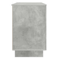 Produktbild för Skrivbord Betonggrå Konstruerat trä 142,5 x 50 x 75 cm