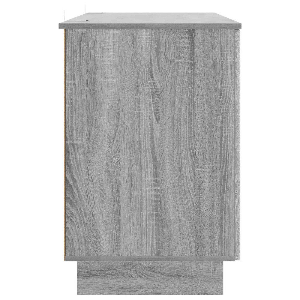 Produktbild för Skrivbord Grå Sonoma Konstruerat trä 142,5 x 50 x 75 cm
