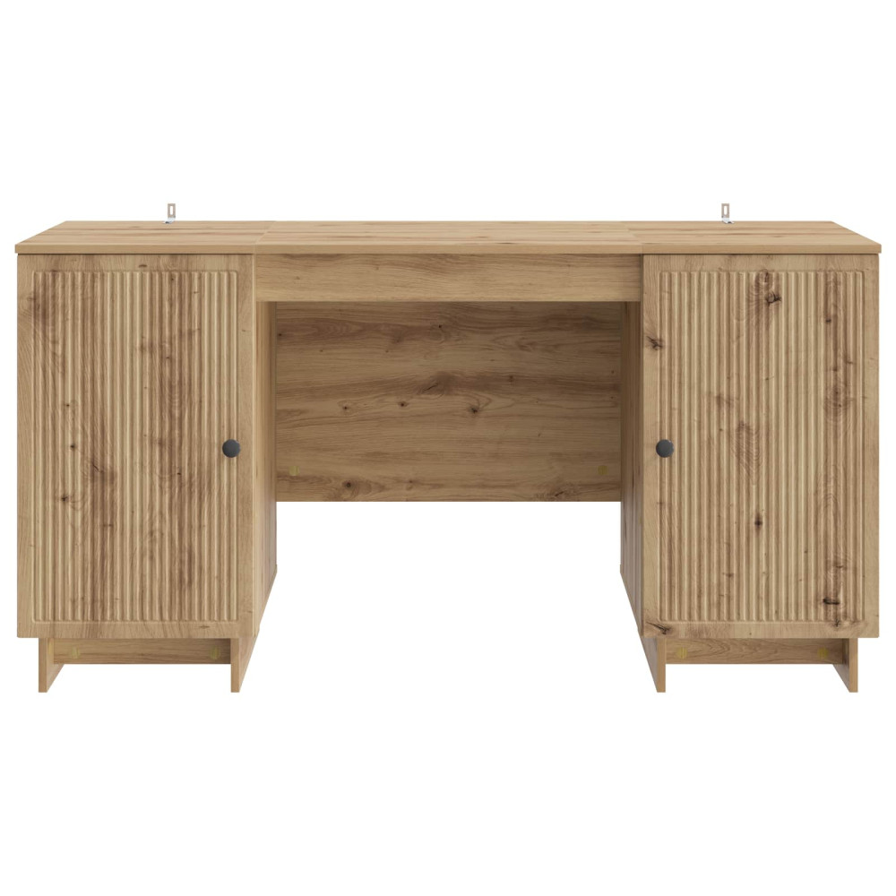 Produktbild för Skrivbord Artisan-ek Konstruerat trä 142,5 x 50 x 75 cm