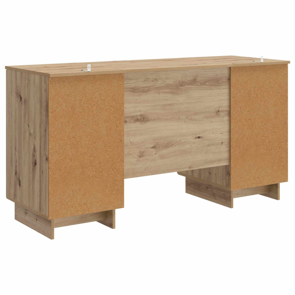 Produktbild för Skrivbord Artisan-ek Konstruerat trä 142,5 x 50 x 75 cm