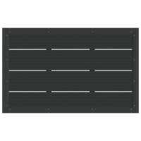 Produktbild för Duschbasplatta Svart 101 x 63 x 5,5 cm WPC