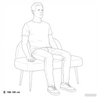 Produktbild för Klädd bänk med ryggstöd Jeansblå 110 x 60 x 76 cm Polyester