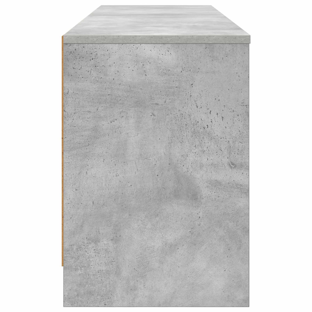 Produktbild för Sängskåp 2 pcs Betonggrå 66 x 33 x 48 cm Konstruerat trä