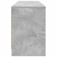 Produktbild för Sängskåp 2 pcs Betonggrå 66 x 33 x 48 cm Konstruerat trä