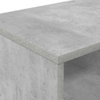 Produktbild för Sängskåp 2 pcs Betonggrå 66 x 33 x 48 cm Konstruerat trä