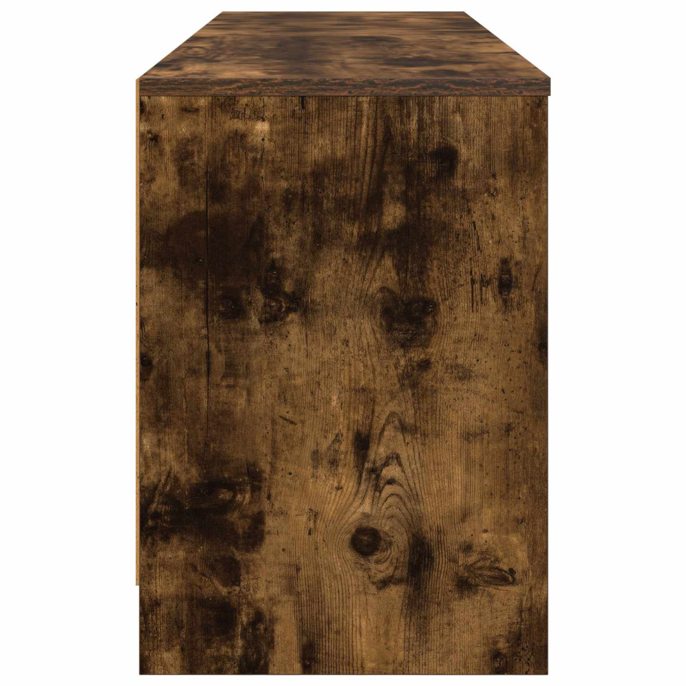 Produktbild för Sängskåp 2 pcs Rökt ek 66 x 33 x 48 cm Konstruerat trä