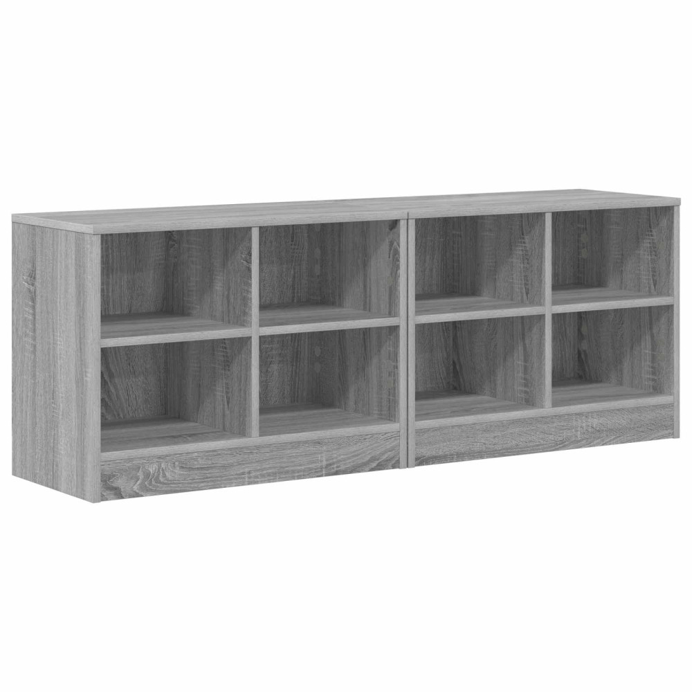 Produktbild för Sängskåp 2 pcs Grå Sonoma 66 x 33 x 48 cm Konstruerat trä