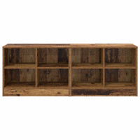 Produktbild för Sängskåp 2 pcs Gammalt trä 66 x 33 x 48 cm Konstruerat trä