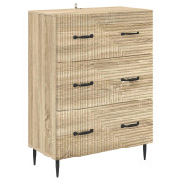 Produktbild för Lådans skåp Sonoma-ek 66 x 34,5 x 89,5 cm Konstruerat trä