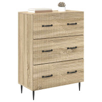 Produktbild för Lådans skåp Sonoma-ek 66 x 34,5 x 89,5 cm Konstruerat trä