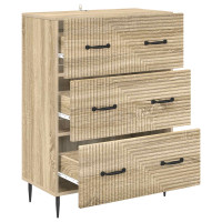 Produktbild för Lådans skåp Sonoma-ek 66 x 34,5 x 89,5 cm Konstruerat trä