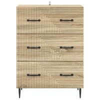 Produktbild för Lådans skåp Sonoma-ek 66 x 34,5 x 89,5 cm Konstruerat trä