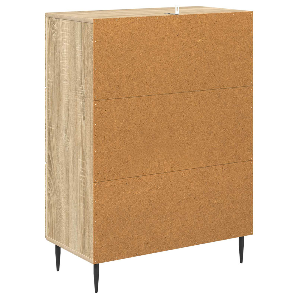 Produktbild för Lådans skåp Sonoma-ek 66 x 34,5 x 89,5 cm Konstruerat trä