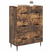 Produktbild för Lådans skåp Rökt ek 66 x 34,5 x 89,5 cm Konstruerat trä