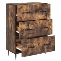 Produktbild för Lådans skåp Rökt ek 66 x 34,5 x 89,5 cm Konstruerat trä
