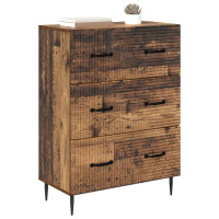 Produktbild för Lådans skåp Gammalt trä 66 x 34,5 x 89,5 cm Konstruerat trä