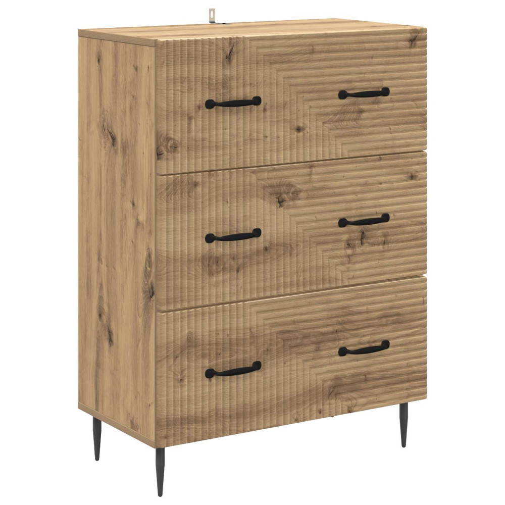 Produktbild för Lådans skåp Artisan-ek 66 x 34,5 x 89,5 cm Konstruerat trä