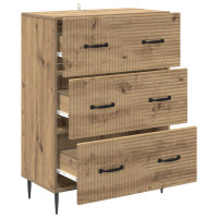 Produktbild för Lådans skåp Artisan-ek 66 x 34,5 x 89,5 cm Konstruerat trä
