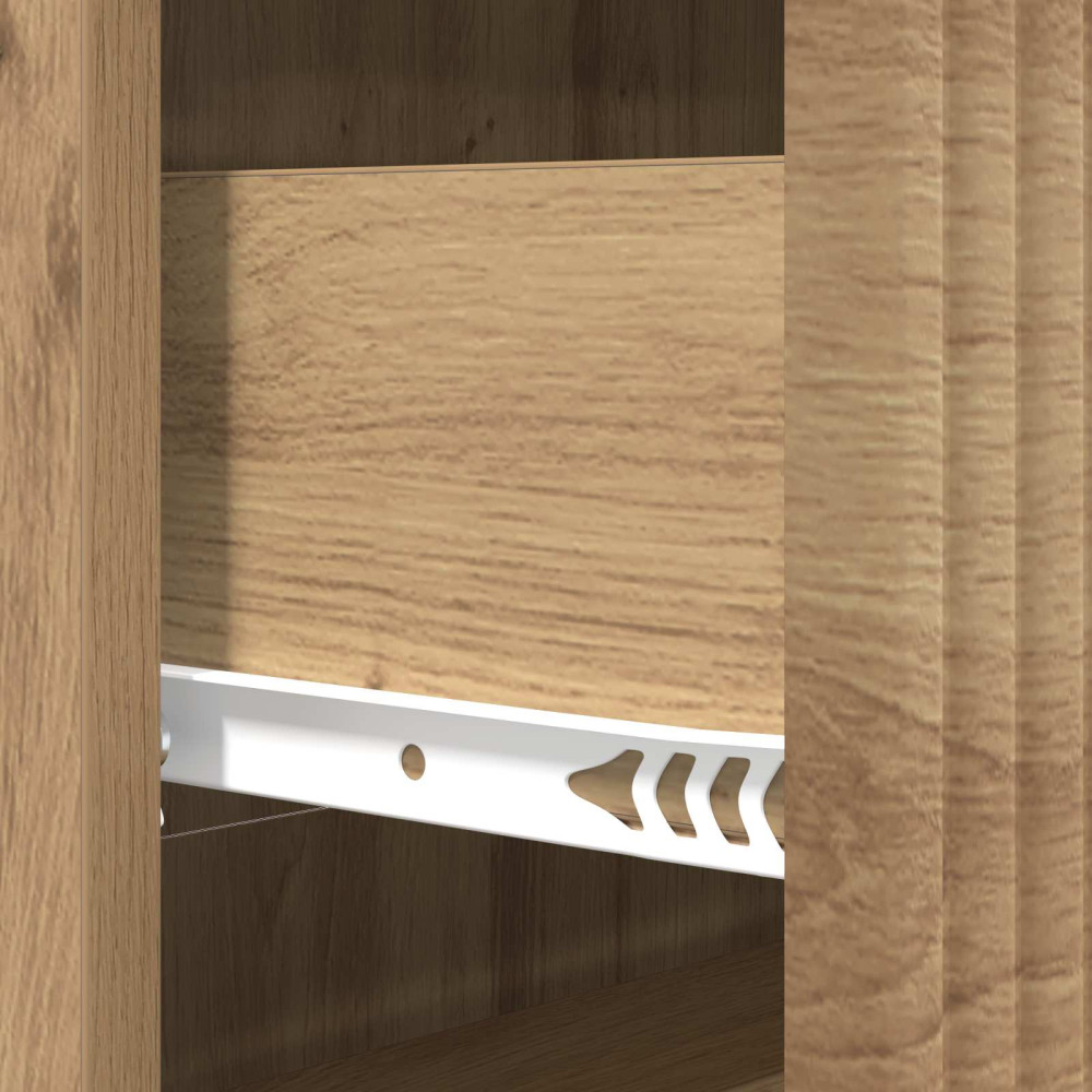 Produktbild för Lådans skåp Artisan-ek 66 x 34,5 x 89,5 cm Konstruerat trä