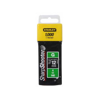 Produktbild för Stanley PUNTI TIPO g - klamrar - 12 mm - paket med 1000