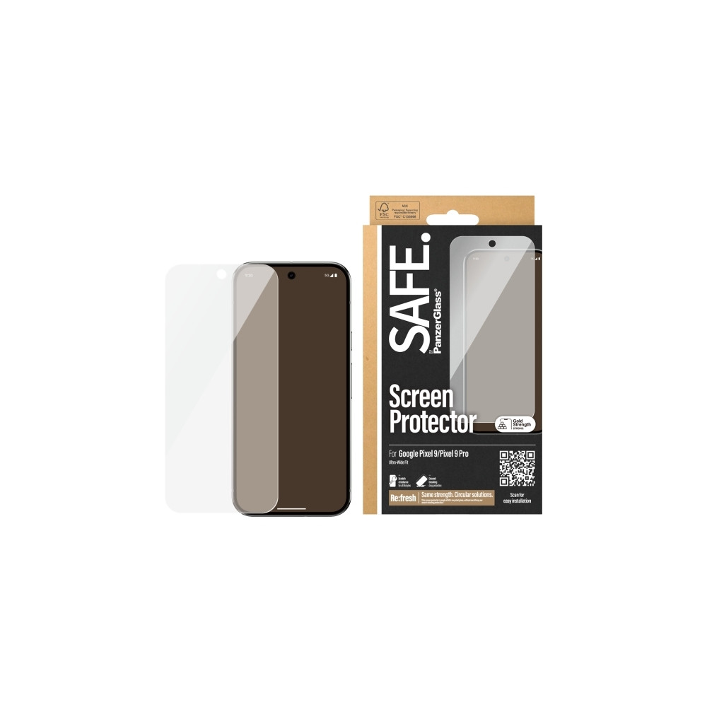 Produktbild för SAFE. by PanzerGlass - skärmskydd för mobiltelefon - ultrabred passning