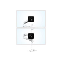 Produktbild för Ergotron LX monteringssats - för 2 LCD-bildskärmar - vit