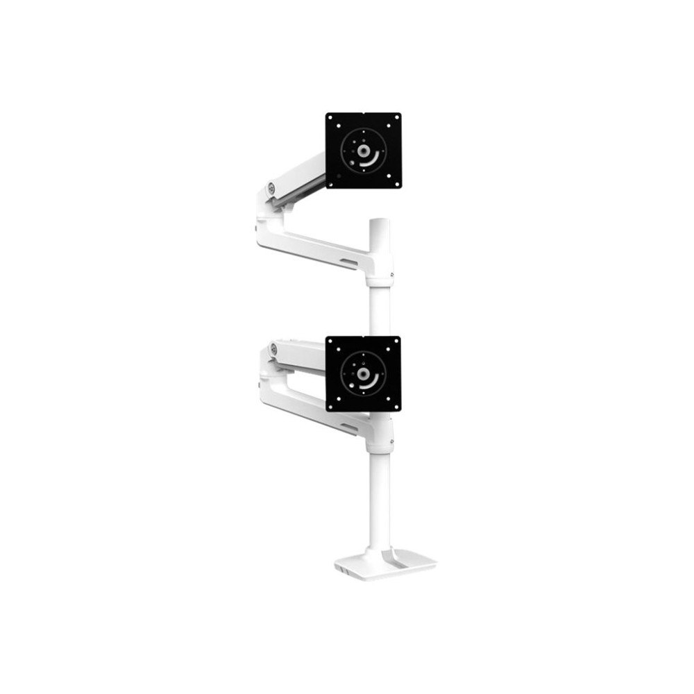 Produktbild för Ergotron LX monteringssats - för 2 LCD-bildskärmar - vit