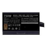 Produktbild för Cooler Master MWE Bronze V2 750 - nätaggregat - 750 watt