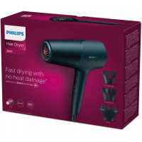 Produktbild för Philips 5000 Series BHD512 - hårtork - teal metallisk
