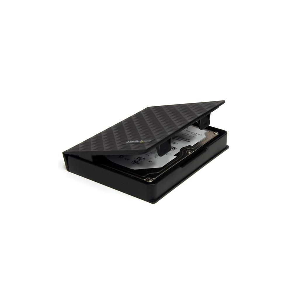 Produktbild för StarTech.com 2.5in Anti-Static Hard Drive Protector Case - Black (3pk) - 2.5 HDD protector black - 2.5 HDD protector (HDDCASE25BK) - skyddsfodral till hårddisk