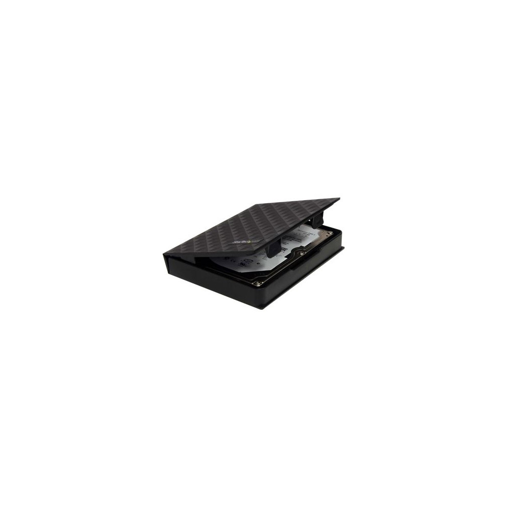 Produktbild för StarTech.com 2.5in Anti-Static Hard Drive Protector Case - Black (3pk) - 2.5 HDD protector black - 2.5 HDD protector (HDDCASE25BK) - skyddsfodral till hårddisk