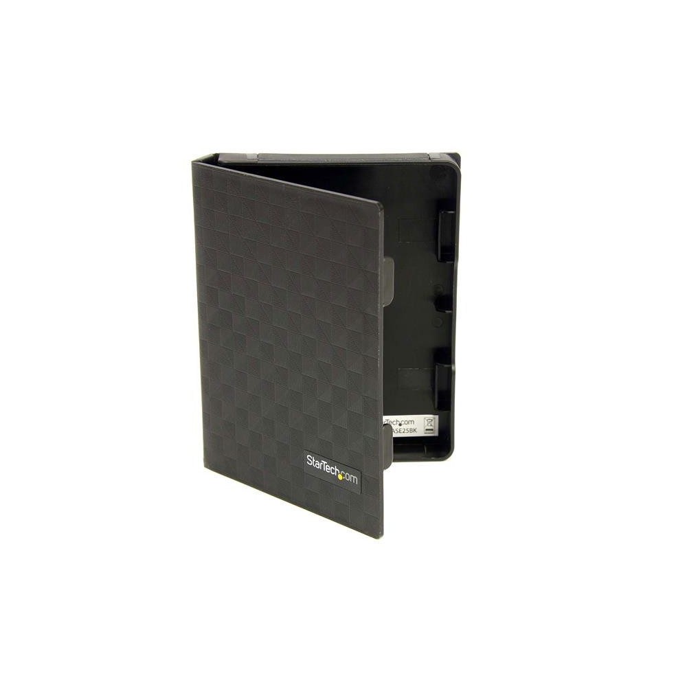 Produktbild för StarTech.com 2.5in Anti-Static Hard Drive Protector Case - Black (3pk) - 2.5 HDD protector black - 2.5 HDD protector (HDDCASE25BK) - skyddsfodral till hårddisk