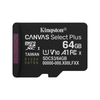 Produktbild för Kingston Canvas Select Plus - flash-minneskort - 64 GB - mikroSDXC UHS-I