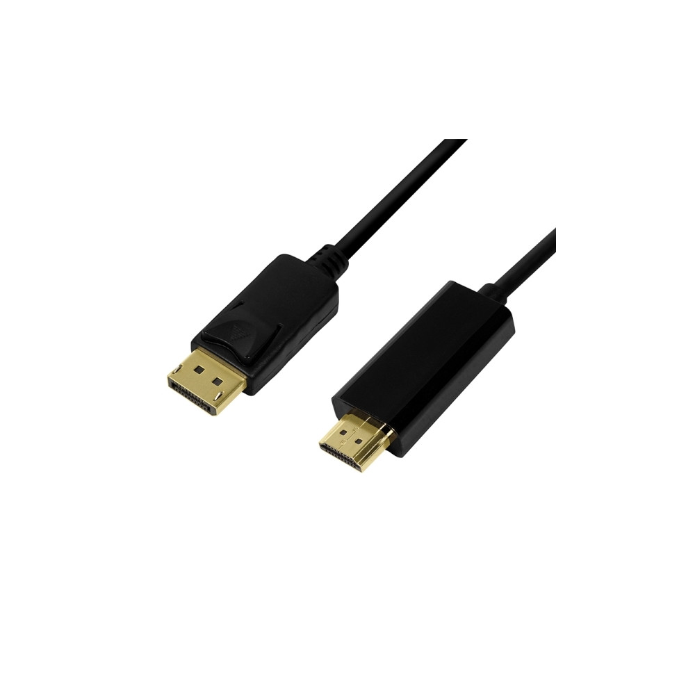 Produktbild för LogiLink adapterkabel - DisplayPort / HDMI - 1 m