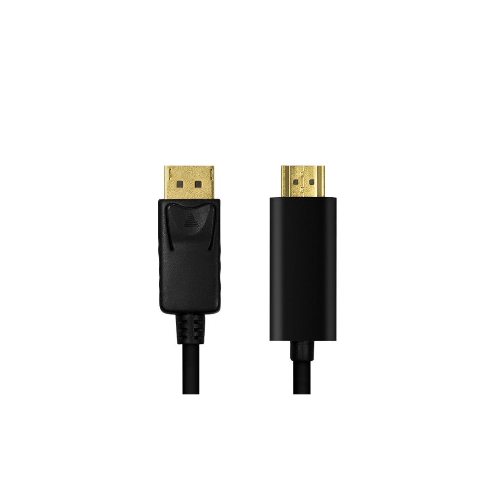 Produktbild för LogiLink adapterkabel - DisplayPort / HDMI - 1 m