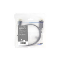Produktbild för LogiLink adapterkabel - DisplayPort / HDMI - 1 m