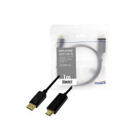 Produktbild för LogiLink adapterkabel - DisplayPort / HDMI - 1 m