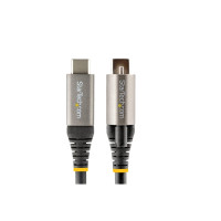 Produktbild för StarTech 50 cm toppskruvlåsande USB C-kabel 10 Gbit/s - USB 3.1/3.2 Gen 2 Type-C kabel - 100W (5A) Power Delivery-laddning, DP alt-läge - Enkel skruvlåsning - USB-C-kabel ladda/synkronisera - USB typ C-kabel - USB-C till USB-C - 50 cm