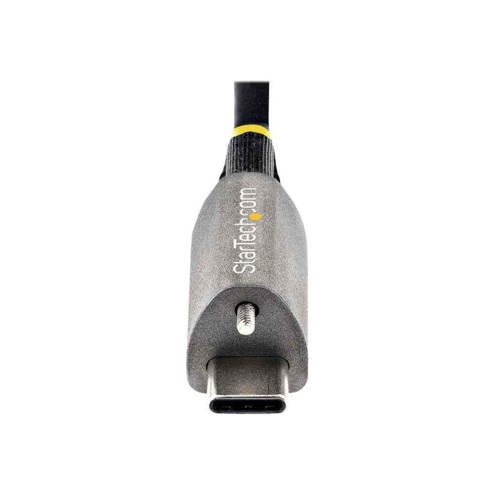 Produktbild för StarTech 50 cm toppskruvlåsande USB C-kabel 10 Gbit/s - USB 3.1/3.2 Gen 2 Type-C kabel - 100W (5A) Power Delivery-laddning, DP alt-läge - Enkel skruvlåsning - USB-C-kabel ladda/synkronisera - USB typ C-kabel - USB-C till USB-C - 50 cm