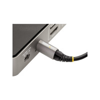 Produktbild för StarTech 50 cm toppskruvlåsande USB C-kabel 10 Gbit/s - USB 3.1/3.2 Gen 2 Type-C kabel - 100W (5A) Power Delivery-laddning, DP alt-läge - Enkel skruvlåsning - USB-C-kabel ladda/synkronisera - USB typ C-kabel - USB-C till USB-C - 50 cm