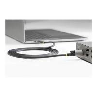 Produktbild för StarTech 50 cm toppskruvlåsande USB C-kabel 10 Gbit/s - USB 3.1/3.2 Gen 2 Type-C kabel - 100W (5A) Power Delivery-laddning, DP alt-läge - Enkel skruvlåsning - USB-C-kabel ladda/synkronisera - USB typ C-kabel - USB-C till USB-C - 50 cm