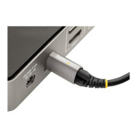Produktbild för StarTech 50 cm toppskruvlåsande USB C-kabel 10 Gbit/s - USB 3.1/3.2 Gen 2 Type-C kabel - 100W (5A) Power Delivery-laddning, DP alt-läge - Enkel skruvlåsning - USB-C-kabel ladda/synkronisera - USB typ C-kabel - USB-C till USB-C - 50 cm