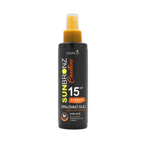 Vivaco Vivaco Sun Bronz Carotene Sunbathing Oil SPF15 150ml