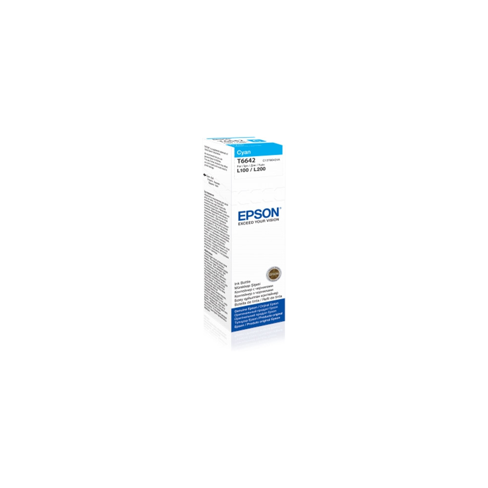 Produktbild för Epson T6642 - cyan - original - påfyllnadsbläck