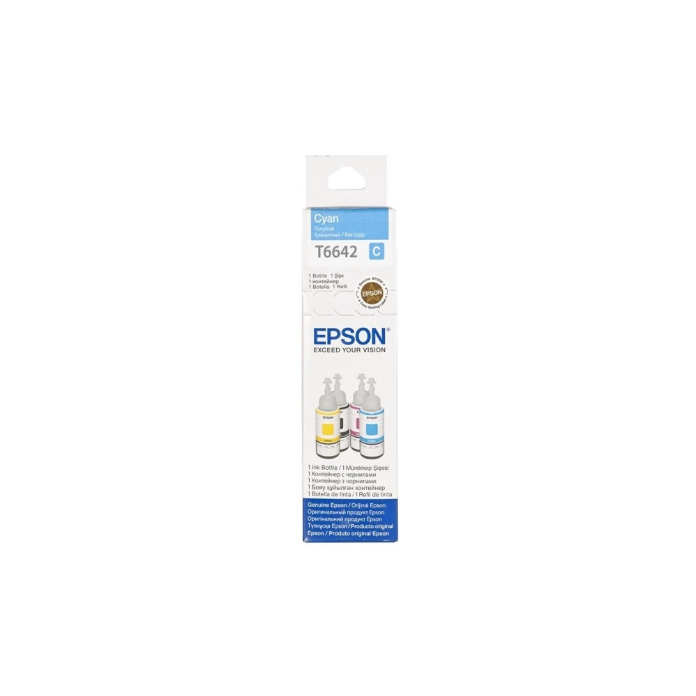 Produktbild för Epson T6642 - cyan - original - påfyllnadsbläck